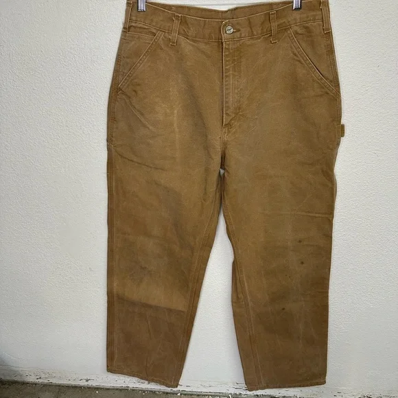 Carhartt Men's Tan Cargo Pants 34 x 32 - Picture 2 of 3